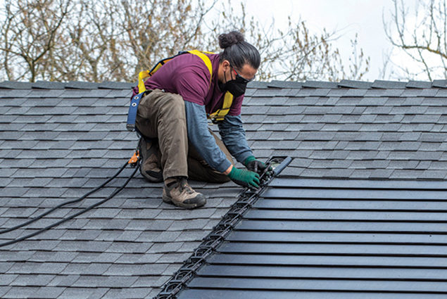 Roofing textures and patterns